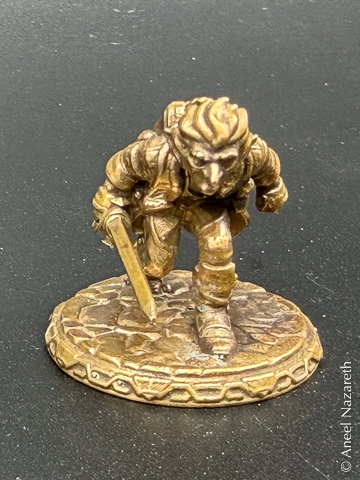 The miniature from the front